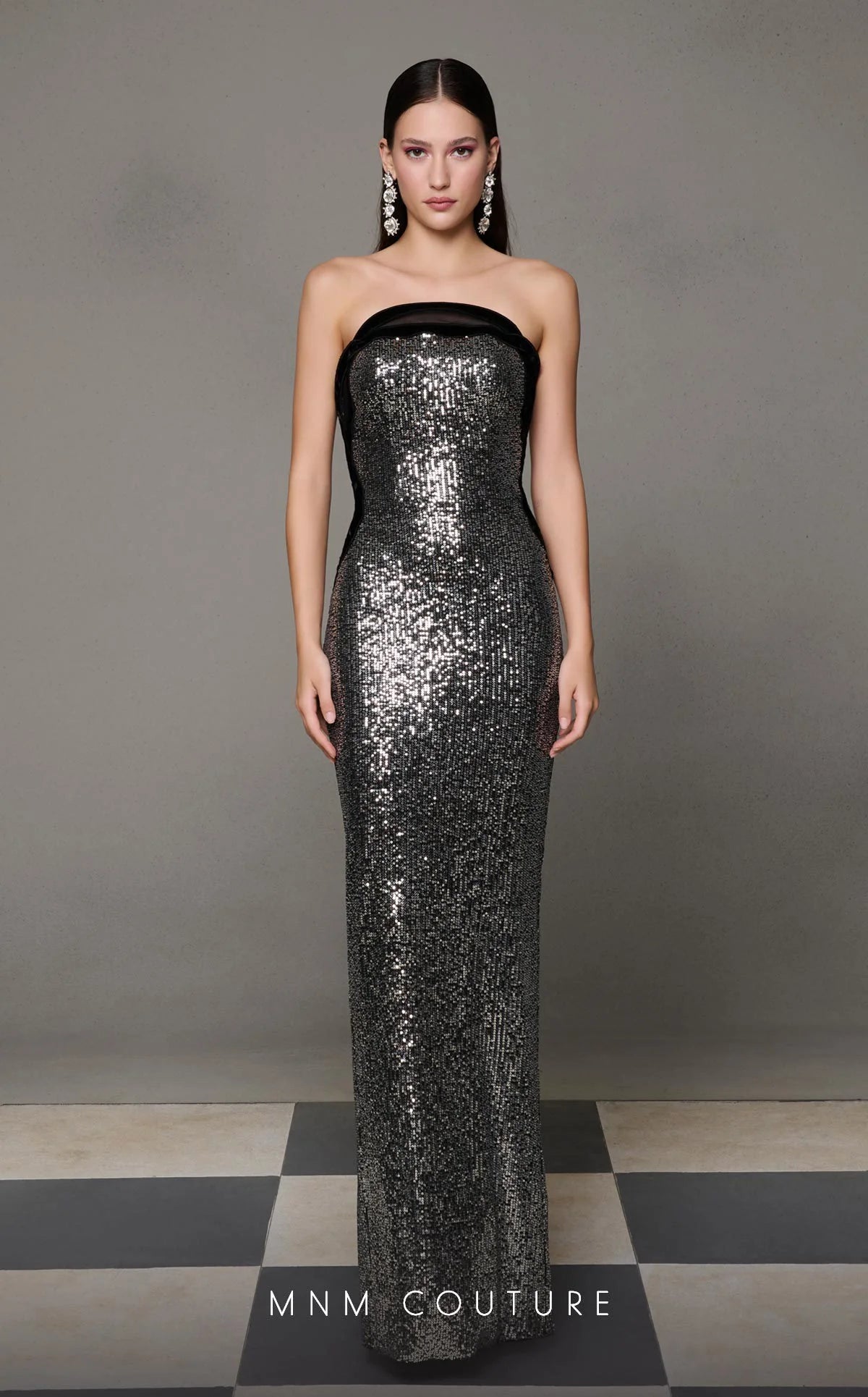 Nour N0635 — Black Sequin