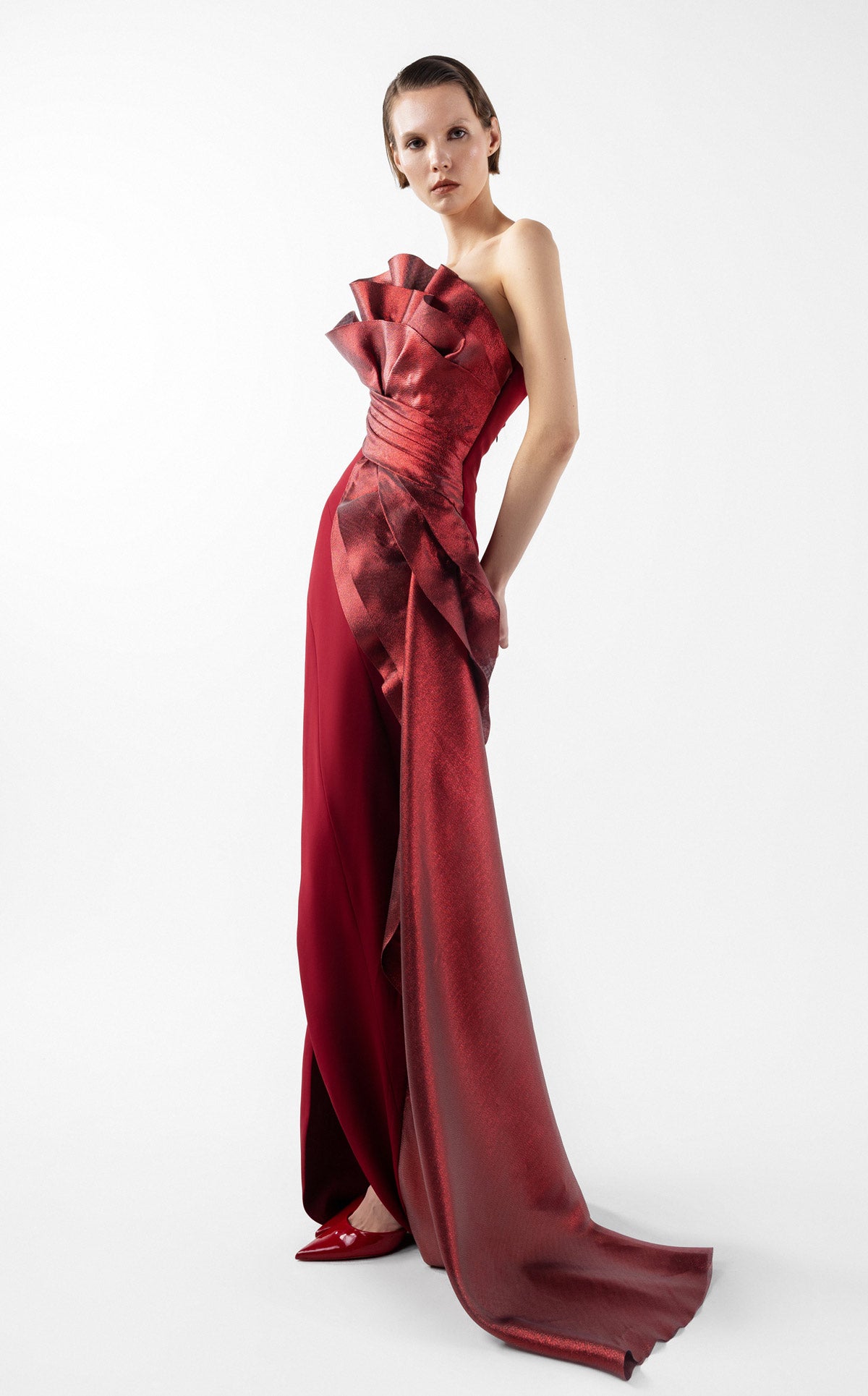 Gaby Charbachy G2037 — Burgundy — front 2