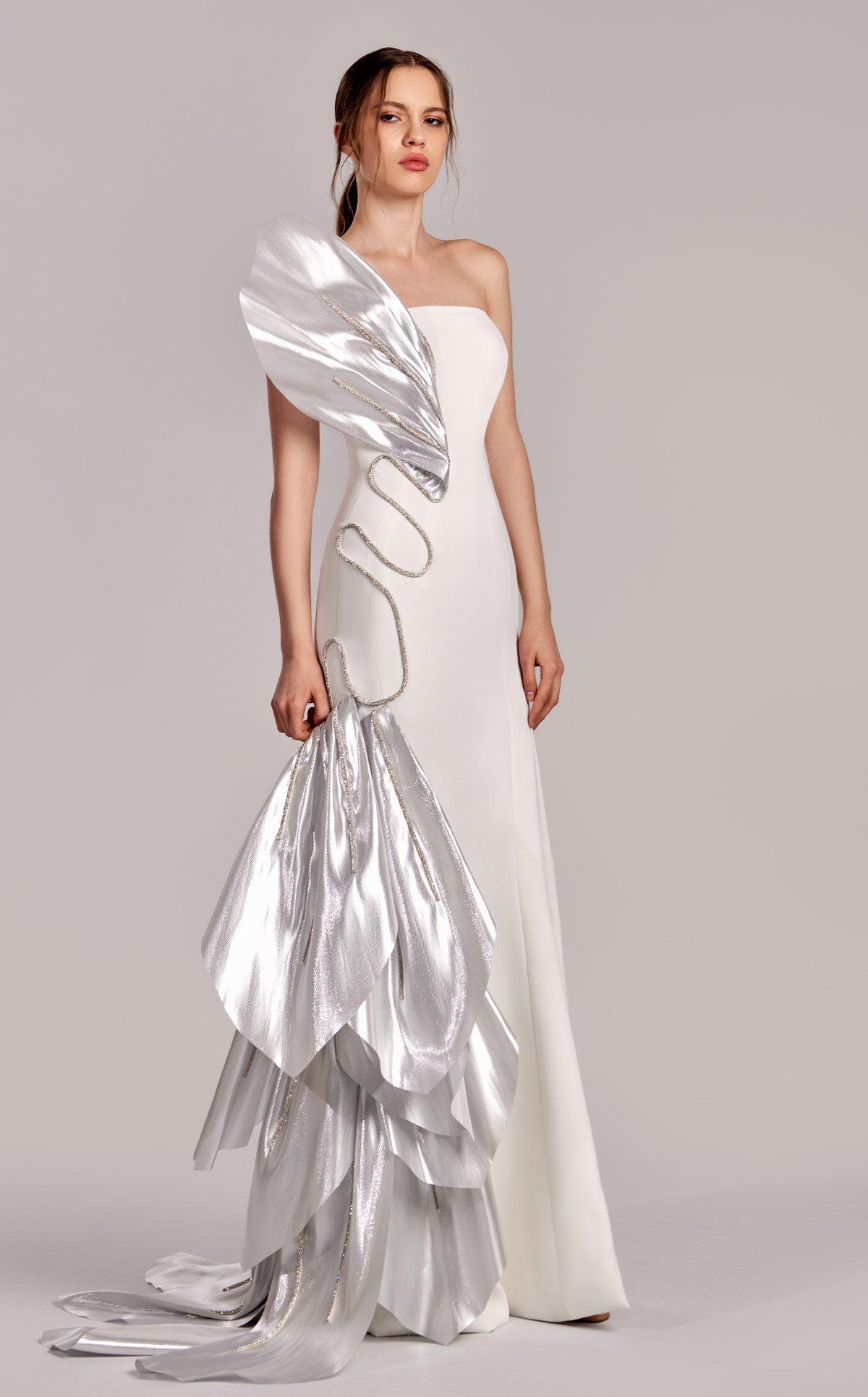 Gaby Charbachy G1824 — White & Silver