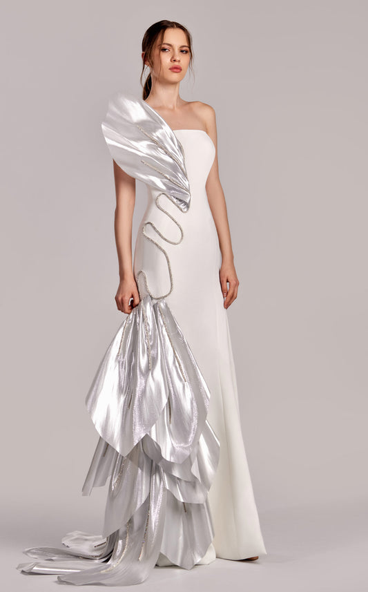 Gaby Charbachy G1824 — White & Silver
