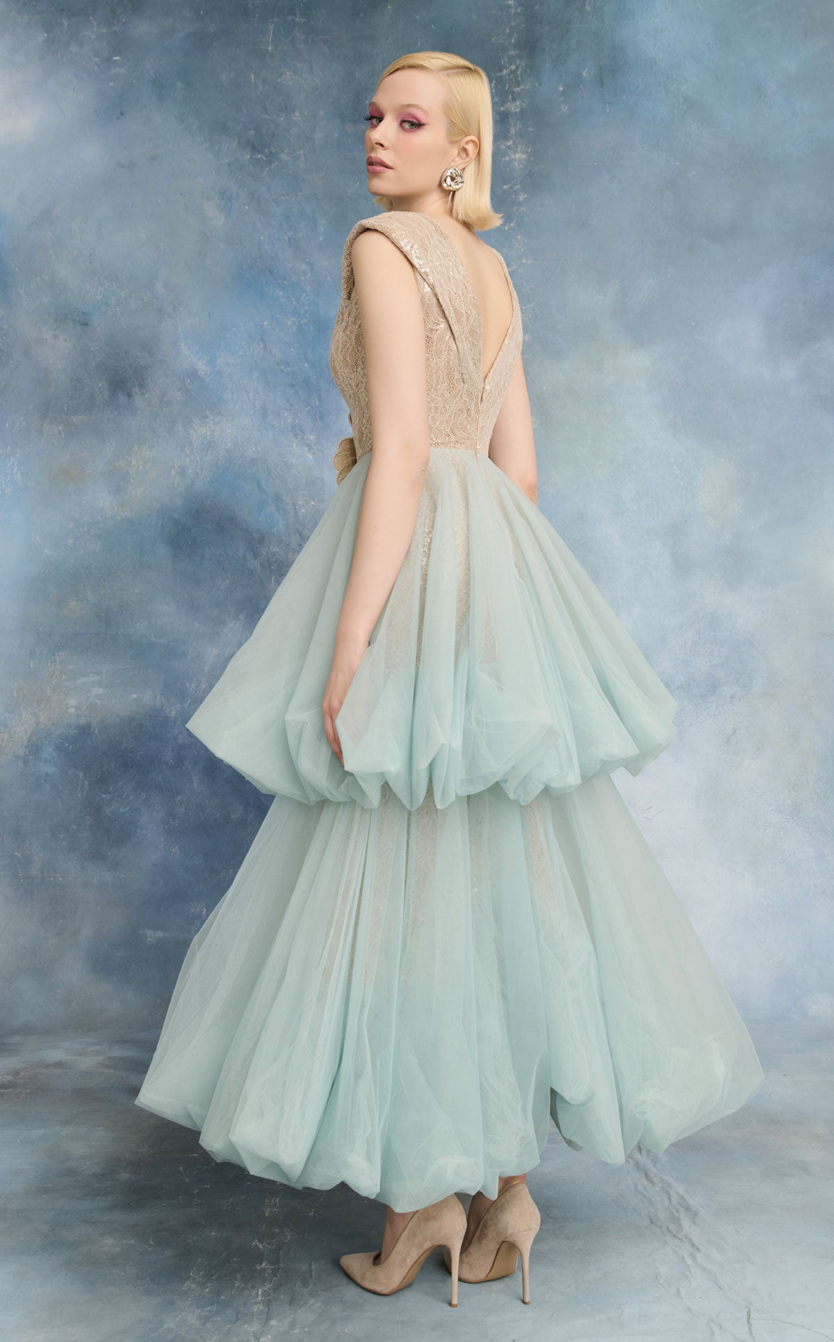 Nour N0719 — Ivory/Blue