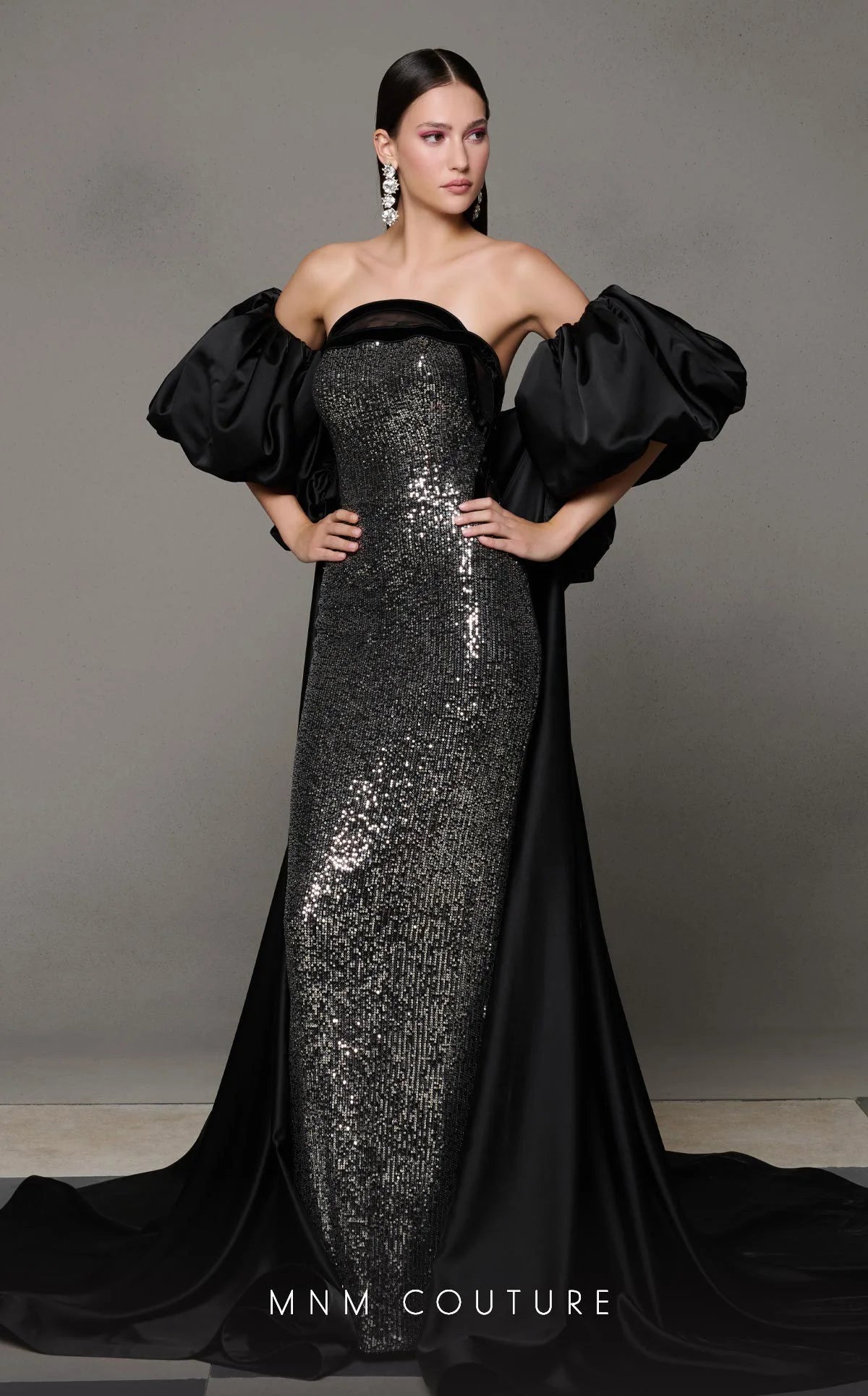 Nour N0635 — Black Sequin