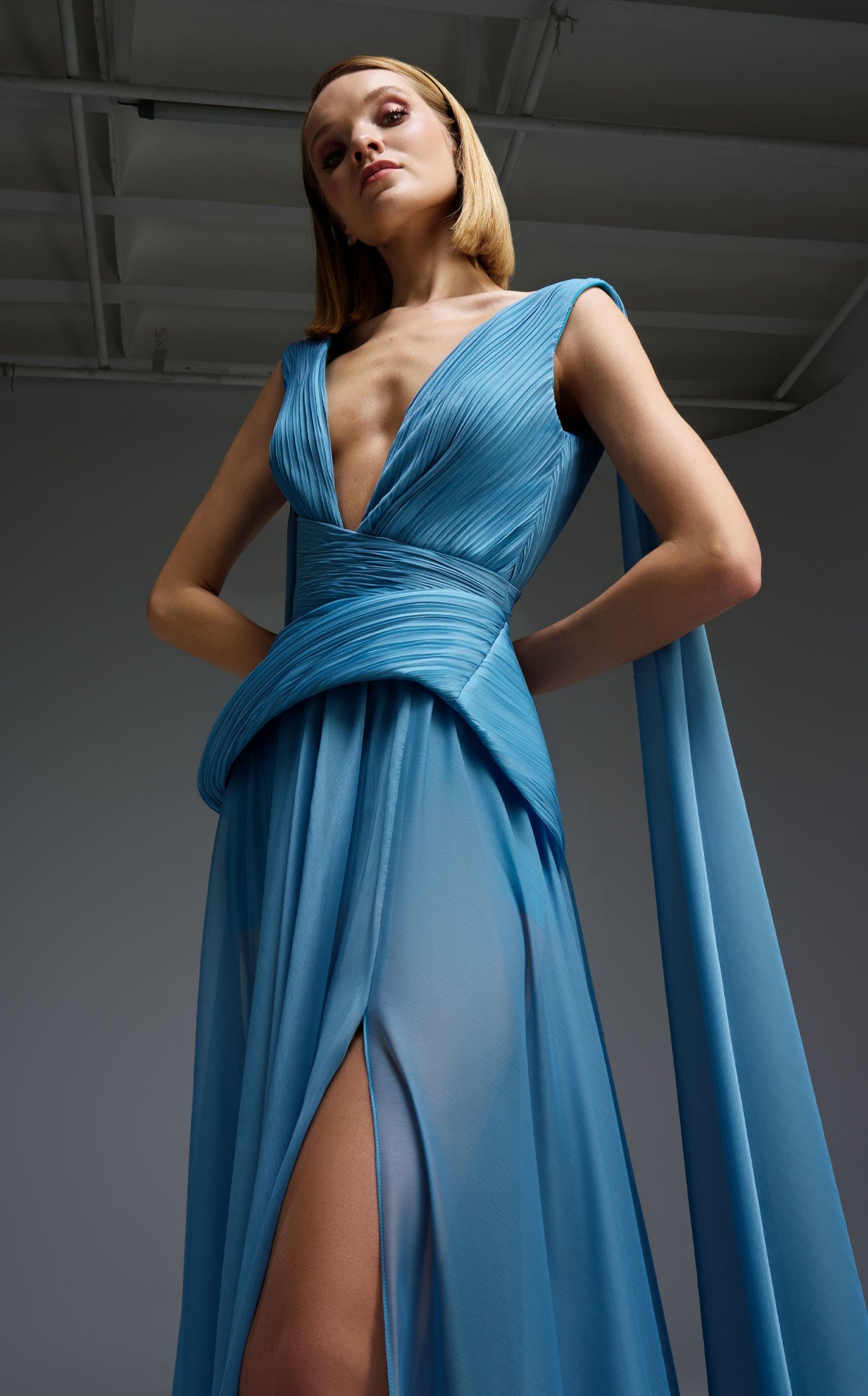 Eli the Label E0121 — Blue — detail
