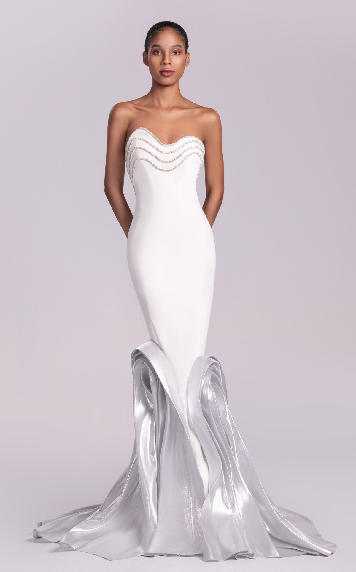 Gaby Charbachy G1819 — White & Silver