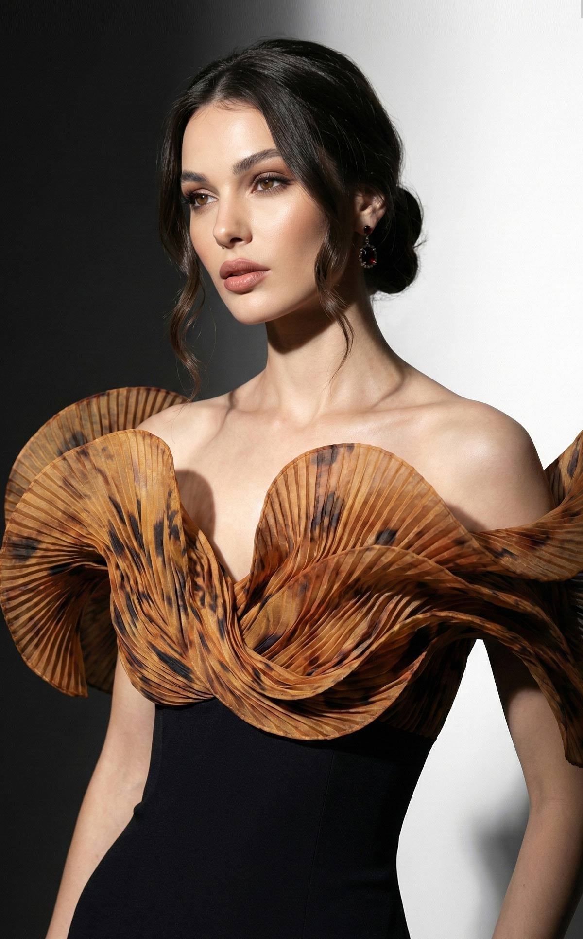 Fouad Sarkis F03033 — Black/Leopard — detail