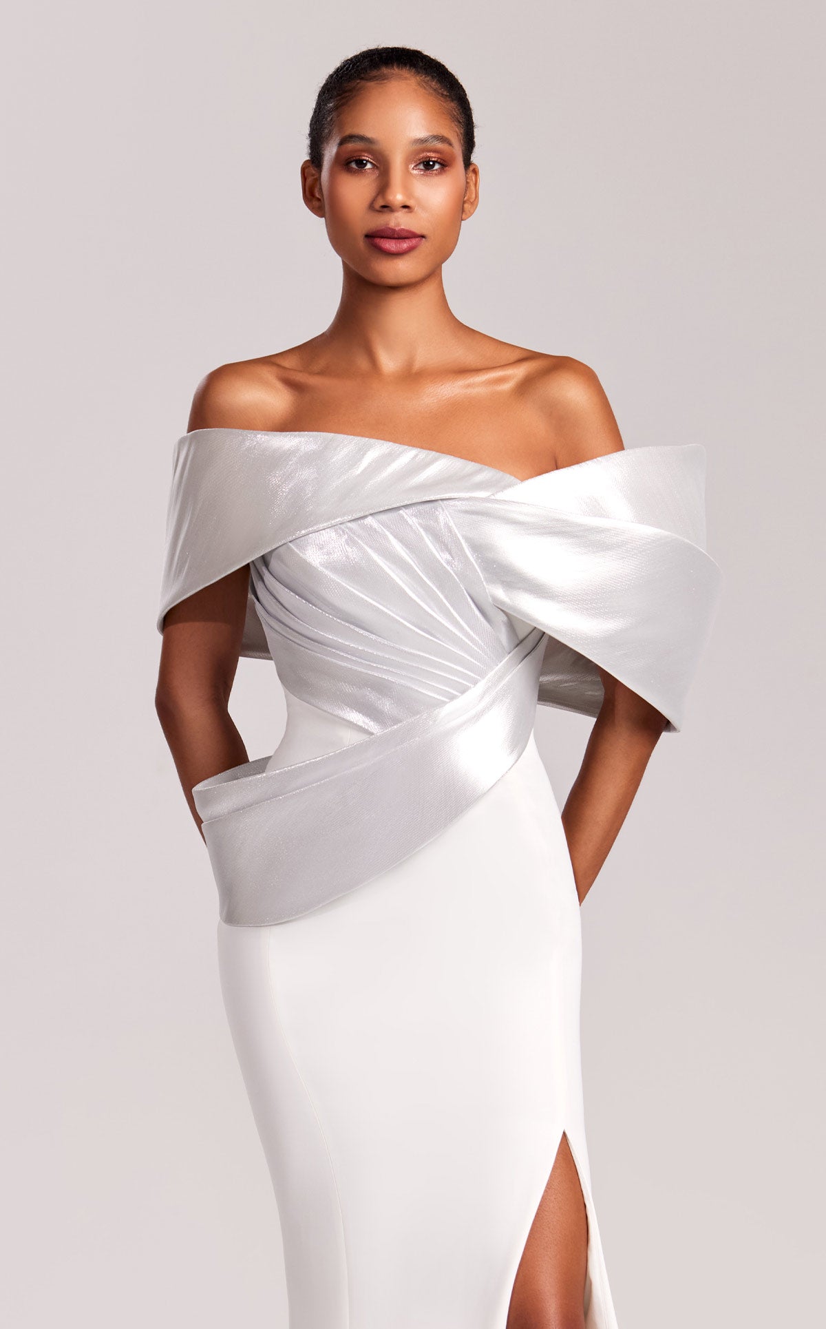 Gaby Charbachy G1841 — White & Silver