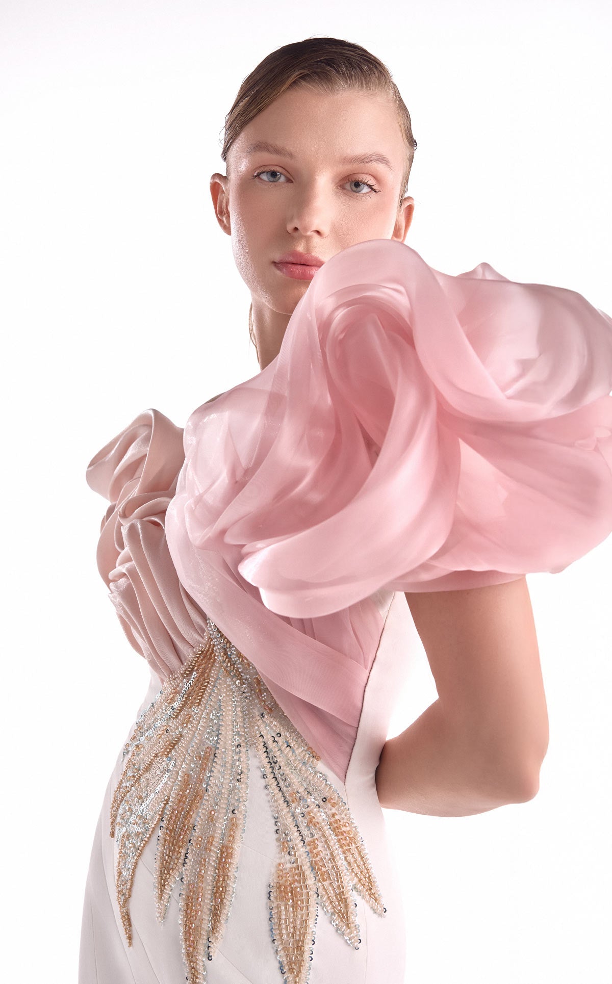 Gaby Charbachy G2120 — Off White/Pink — detail 3