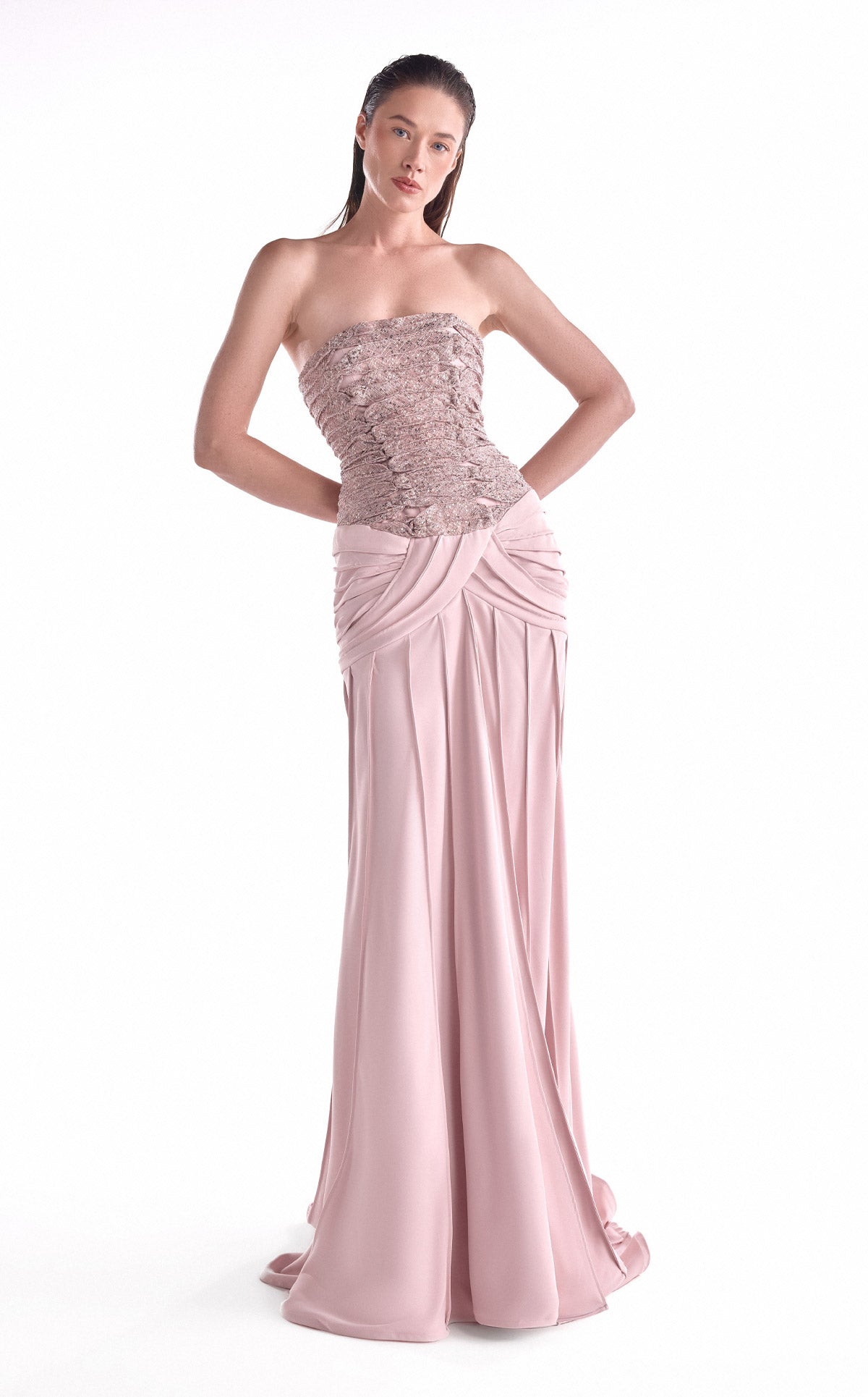 Gaby Charbachy G2129 — Dusty Rose — front