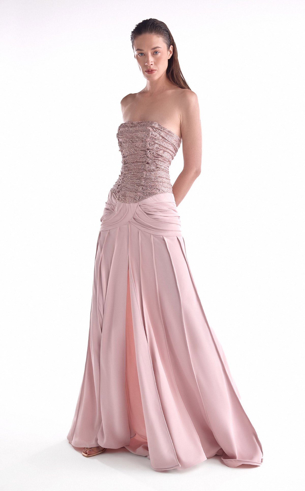 Gaby Charbachy G2129 — Dusty Rose — front 3