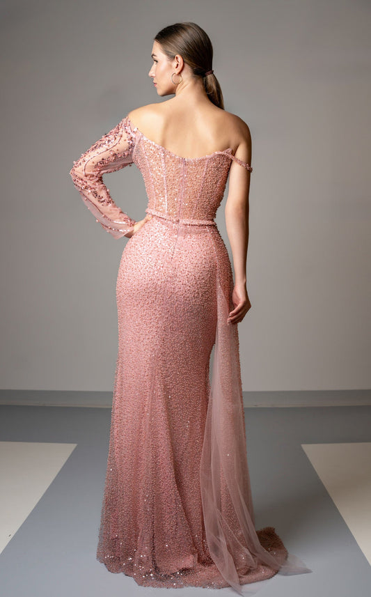 MNM Couture M1165 — Pink — back