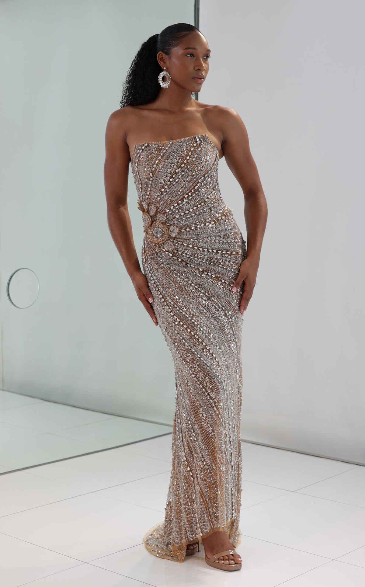 MNM Couture M1186 — Beige — front 2