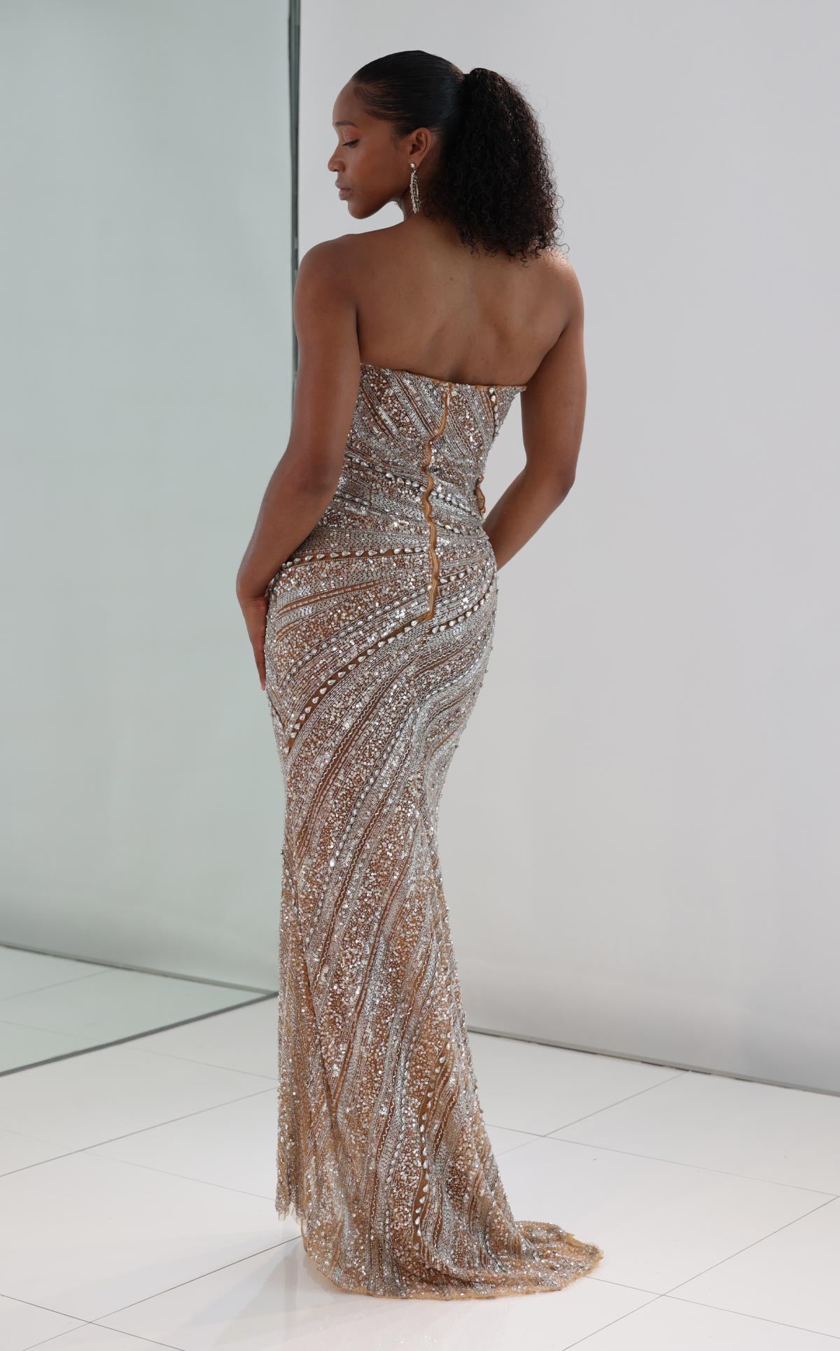 MNM Couture M1186 — Beige — back 2