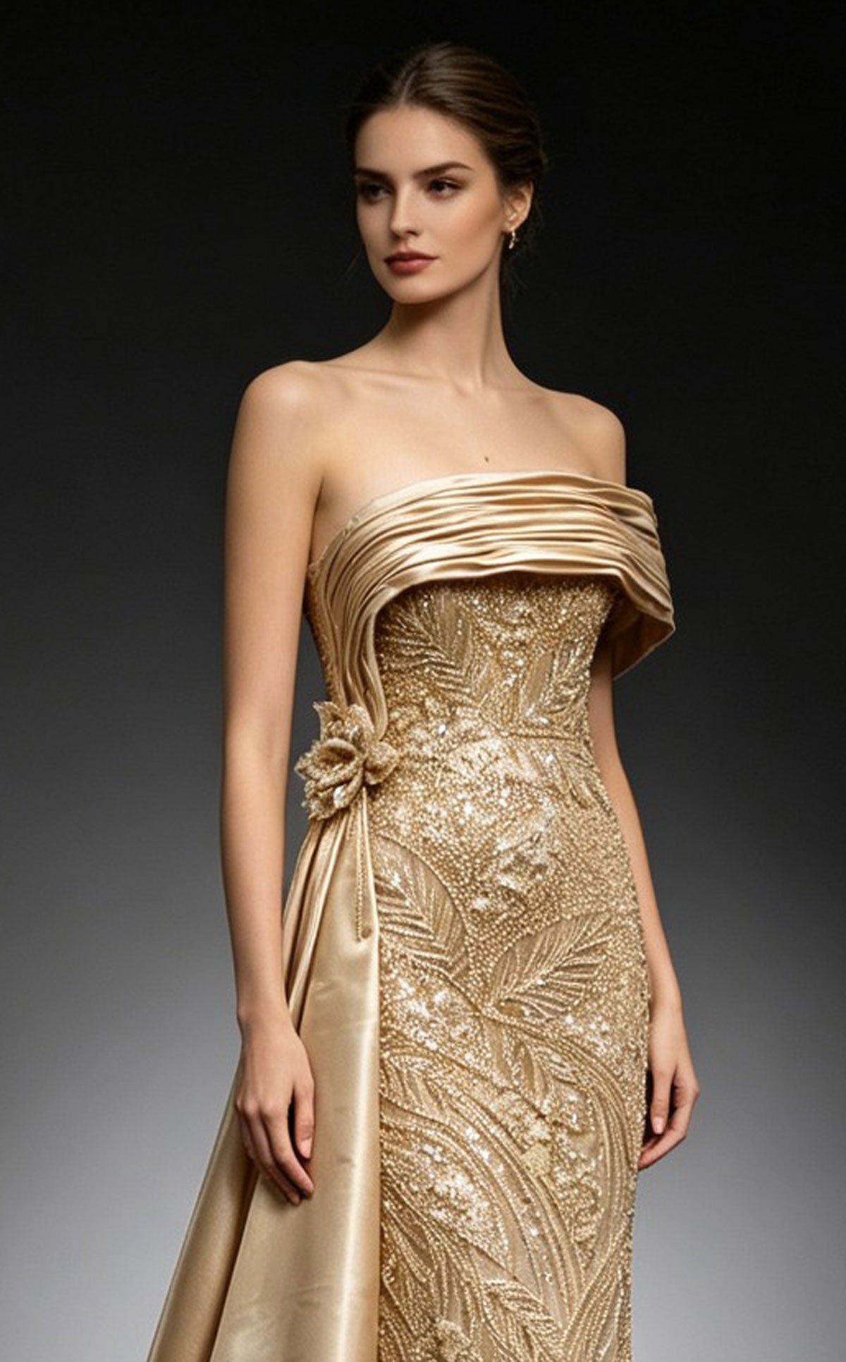 MNM Couture M1313A — Gold — detail