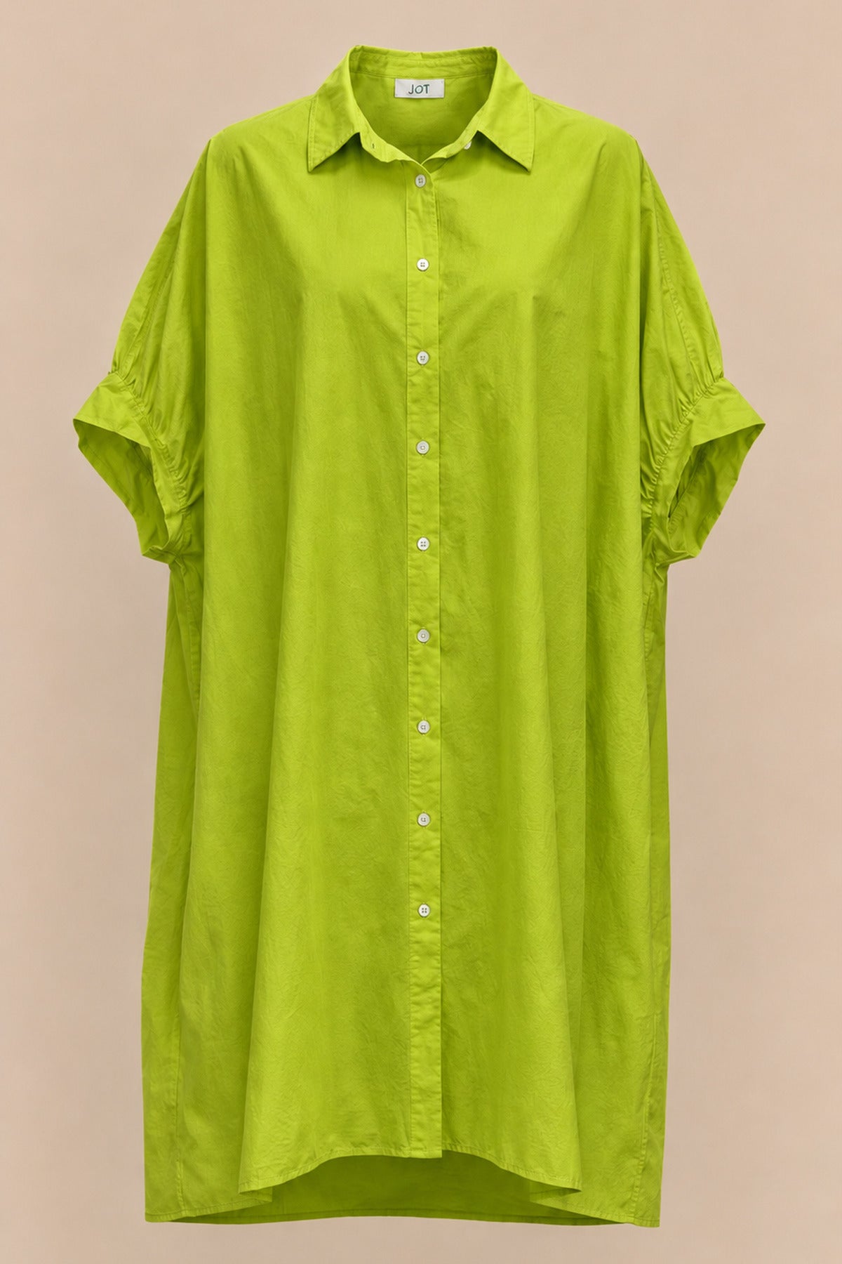 Oversized Poplin Shirt Dress